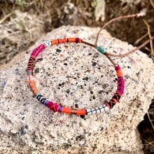 Load image into Gallery viewer, “Valley of the Sun" Fiber Threads with Alpaca and Merino Wool Wanderlust Bracelet