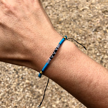 Load image into Gallery viewer, “Hope” Cotton and Irish Waxed Linen Cord Wanderlust Bracelet