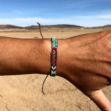 Load image into Gallery viewer, “Adventurous Heart” Peridot, Labradorite, Turquoise, and Ethiopian Opal Dream Bracelet
