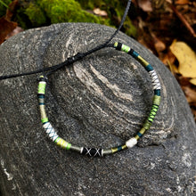 Load image into Gallery viewer, “Wandering Trail" Fiber Threads with Merino Wool Wanderlust Bracelet