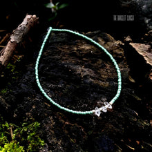 Load image into Gallery viewer, “Twilight” Herkimer Diamond, Seed Bead Spirit Bracelet or Anklet