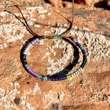 Load image into Gallery viewer, “Chop Wood Carry Water” Fiber Threads with Merino Wool Wanderlust Bracelet