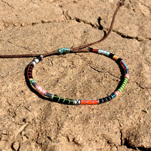 Load image into Gallery viewer, “Desert Life" Fiber Threads with Merino Wool Wanderlust Bracelet