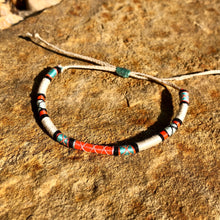 Load image into Gallery viewer, “Feisty Fox" Cotton Wanderlust Bracelet
