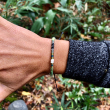 Load image into Gallery viewer, “Wandering Trail" Fiber Threads with Merino Wool Wanderlust Bracelet