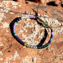 Load image into Gallery viewer, “Chop Wood Carry Water” Fiber Threads with Merino Wool Wanderlust Bracelet