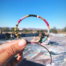 Load image into Gallery viewer, “Slab Life" Fiber Threads with Merino and Alpaca Wool Wanderlust Bracelet