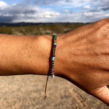 Load image into Gallery viewer, “Saguaro" Fiber Threads with Merino Wool Wanderlust Bracelet