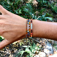 Load image into Gallery viewer, “Dreaming Deer" Cotton Wanderlust Bracelet