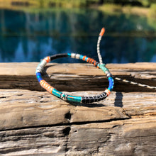 Load image into Gallery viewer, “Take Care of Yourself First" Fiber Threads with Merino Wool Wanderlust Bracelet