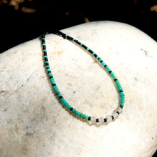 Load image into Gallery viewer, "Moon River II" Labradorite, Turquoise, Seed Bead Spirit Bracelet