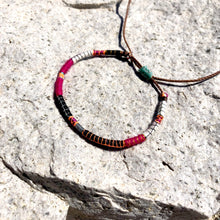 Load image into Gallery viewer, “Highway to the Heart" Fiber Threads with Merino and Alpaca Wool Wanderlust Bracelet
