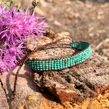 Load image into Gallery viewer, “Bravery” Turquoise Stone Dream Bracelet