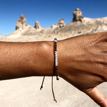 Load image into Gallery viewer, “Windblown" Fiber Threads with Merino Wool Wanderlust Bracelet