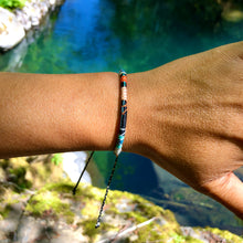 Load image into Gallery viewer, “Rewilding" Fiber Threads with Merino Wool Wanderlust Bracelet