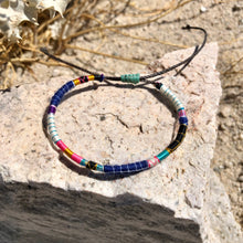 Load image into Gallery viewer, “Trona" Fiber Threads with Merino Wool Wanderlust Bracelet