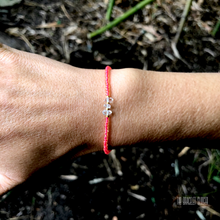 Load image into Gallery viewer, “Sunshine” Herkimer Diamond, Seed Bead Spirit Bracelet or Anklet