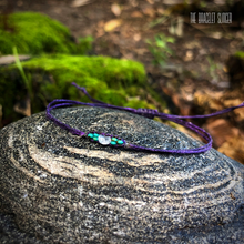 Load image into Gallery viewer, “Purple Moonbeam” Turquoise, Moonstone Bracelet