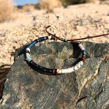 Load image into Gallery viewer, “Believe in Yourself" Fiber Threads with an Opal Stone Wanderlust Bracelet