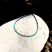 Load image into Gallery viewer, "Moon River II" Labradorite, Turquoise, Seed Bead Spirit Bracelet