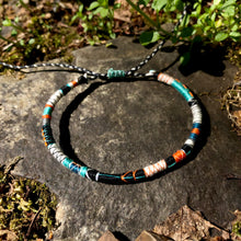 Load image into Gallery viewer, “Rewilding" Fiber Threads with Merino Wool Wanderlust Bracelet