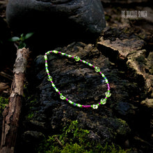 Load image into Gallery viewer, “Pacific Northwest” Peridot, Iolite, Seed Bead Spirit Bracelet or Anklet