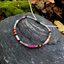 Load image into Gallery viewer, “Bohemian Heart" Fiber Threads with Alpaca and Merino Wool Wanderlust Bracelet