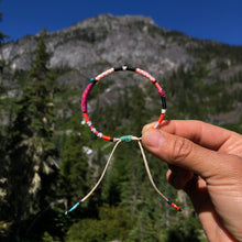 Load image into Gallery viewer, “Northbound” Cotton, Merino Wool, Turquoise Wanderlust Bracelet
