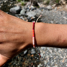 Load image into Gallery viewer, “Westbound” Cotton, Merino Wool Wanderlust Bracelet