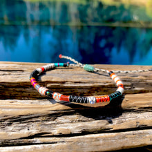 Load image into Gallery viewer, “Remember Who You Are" Fiber Threads with an Turquoise, Opal, Malachite Wanderlust Bracelet