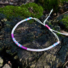 Load image into Gallery viewer, “Seoul” Cotton and Irish Waxed Linen Cord Wanderlust Bracelet