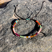 Load image into Gallery viewer, “Cloud" Fiber Threads with Turquoise, Pearl, and Opal Stone Wanderlust Bracelet