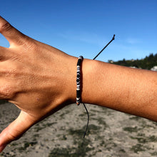 Load image into Gallery viewer, “Puget Sound” Cotton Wanderlust Bracelet