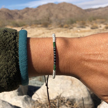 Load image into Gallery viewer, “Desert Walk" Fiber Threads with Merino Wool Wanderlust Bracelet