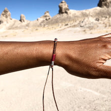 Load image into Gallery viewer, “Highway to the Heart" Fiber Threads with Merino and Alpaca Wool Wanderlust Bracelet