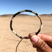 Load image into Gallery viewer, “Kintsukuroi" LIMIT ONE PER CUSTOMER Fiber Threads with Merino Wool Wanderlust Bracelet