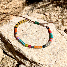 Load image into Gallery viewer, “Live Freely" Fiber Threads with Merino and Alpaca Wool Wanderlust Bracelet