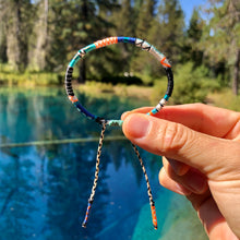 Load image into Gallery viewer, “Take Care of Yourself First" Fiber Threads with Merino Wool Wanderlust Bracelet