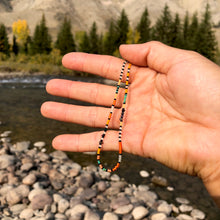 Load image into Gallery viewer, “Aspen and Pine" Ethiopian Opal, Turquoise, Glow Beads, and Seed Bead Spirit Bracelet