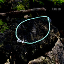 Load image into Gallery viewer, “Twilight” Herkimer Diamond, Seed Bead Spirit Bracelet or Anklet