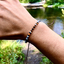 Load image into Gallery viewer, “Gold Creek” Cotton Wanderlust Bracelet