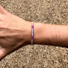 Load image into Gallery viewer, “Seoul” Cotton and Irish Waxed Linen Cord Wanderlust Bracelet