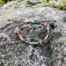 Load image into Gallery viewer, “Grizzly” Cotton Wanderlust Bracelet