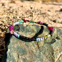 Load image into Gallery viewer, “Reflection” Fiber Threads with Herkimer Diamond, Opal, Turquoise Stones Wanderlust Bracelet