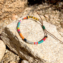 Load image into Gallery viewer, “Live Freely" Fiber Threads with Merino and Alpaca Wool Wanderlust Bracelet