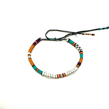 Load image into Gallery viewer, “New World” Fiber Threads and Merino Wool Wanderlust Bracelet
