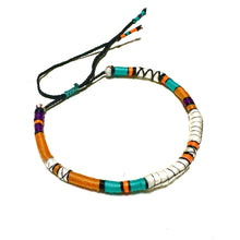 Load image into Gallery viewer, “New World” Fiber Threads and Merino Wool Wanderlust Bracelet
