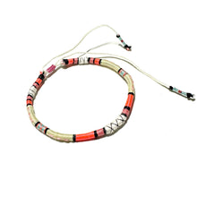 Load image into Gallery viewer, “Remembering” Fiber Threads and Merino Wool Wanderlust Bracelet
