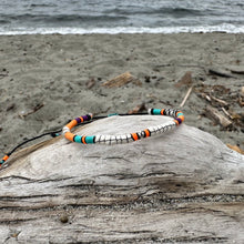 Load image into Gallery viewer, “New World” Fiber Threads and Merino Wool Wanderlust Bracelet

