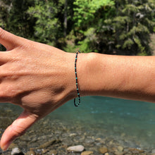 Load image into Gallery viewer, "Nomadic" Turquoise stone, Ethiopian Opal, Seed Bead Spirit Bracelet or Anklet
